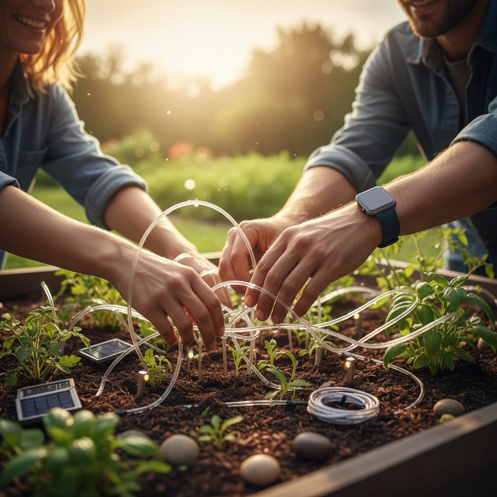 Montaż automatycznych czujników w ogrodzie krok po kroku
