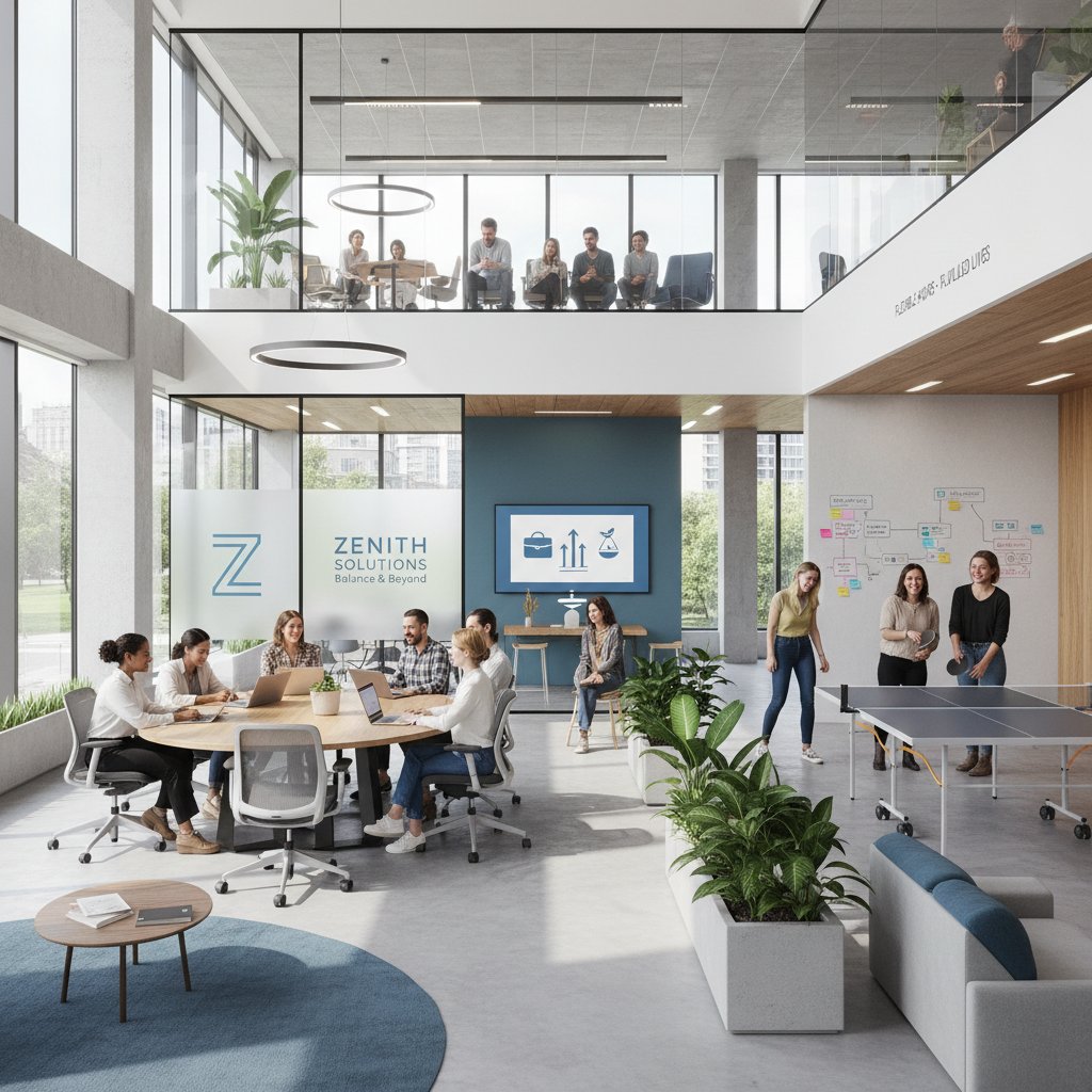 Zespół pracowników cieszący się z dobrze zorganizowanego dnia pracy dzięki automatyzacji