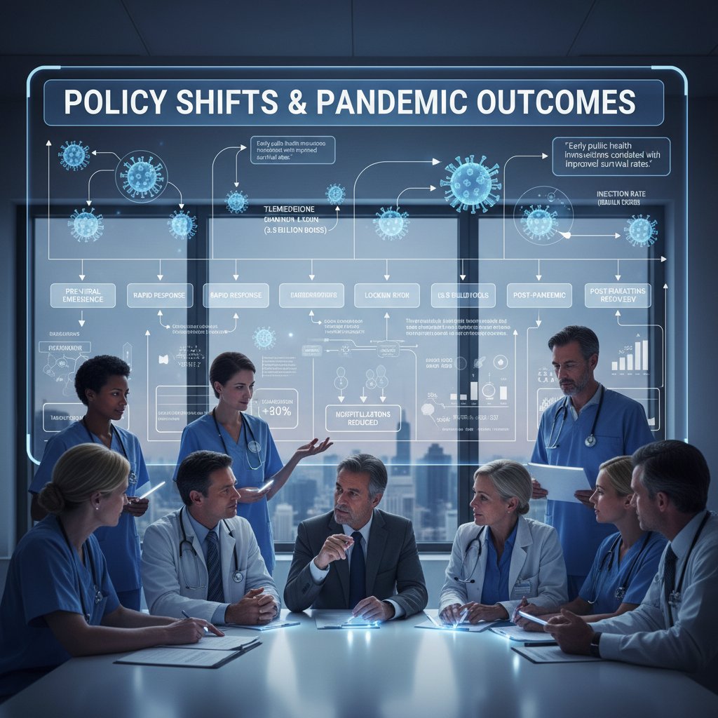 Healthcare professionals discussing policy changes inspired by a viral academic chart