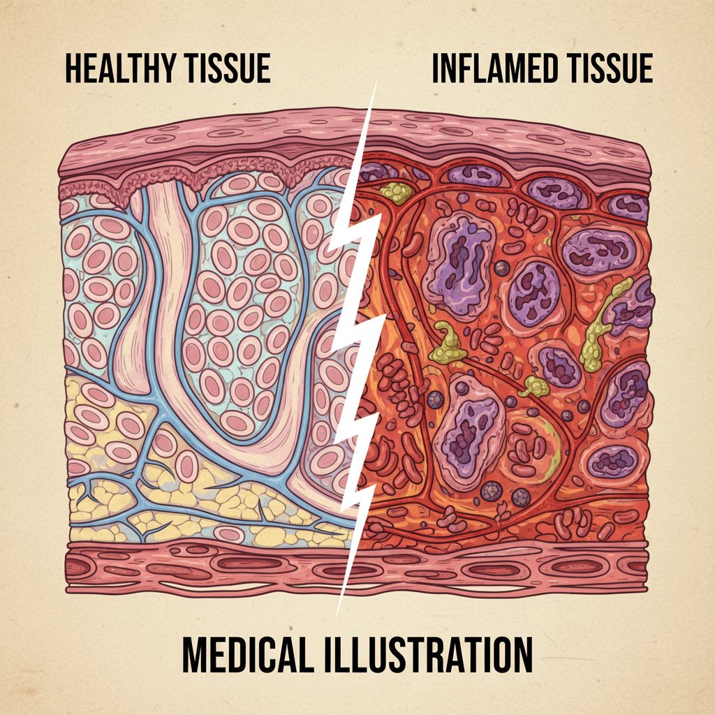 Zestawienie zdrowej i chorej tkanki – współistniejące choroby autoimmunologiczne w APS.