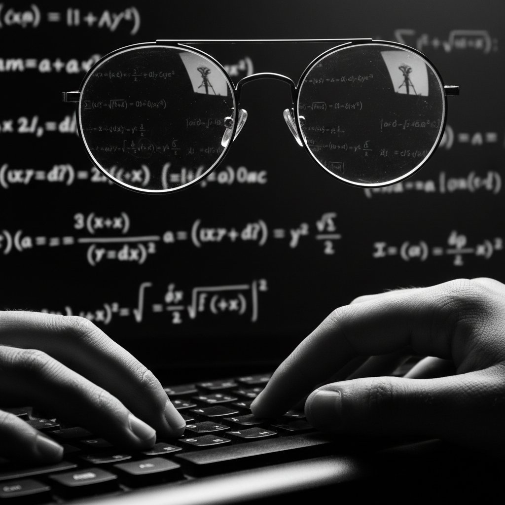 Uczeń podczas intensywnej nauki matematyki online