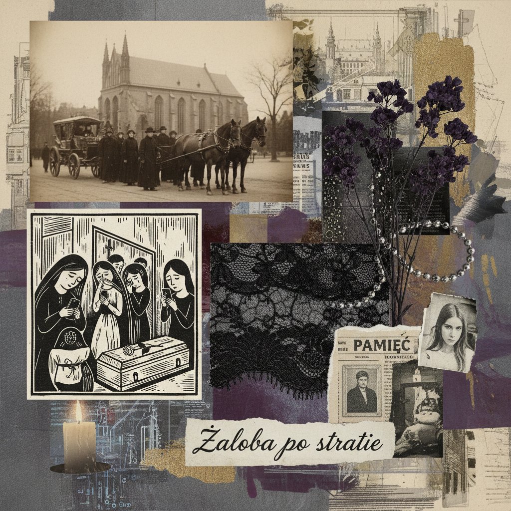 Kolaż – tradycyjne i współczesne polskie rytuały żałobne
