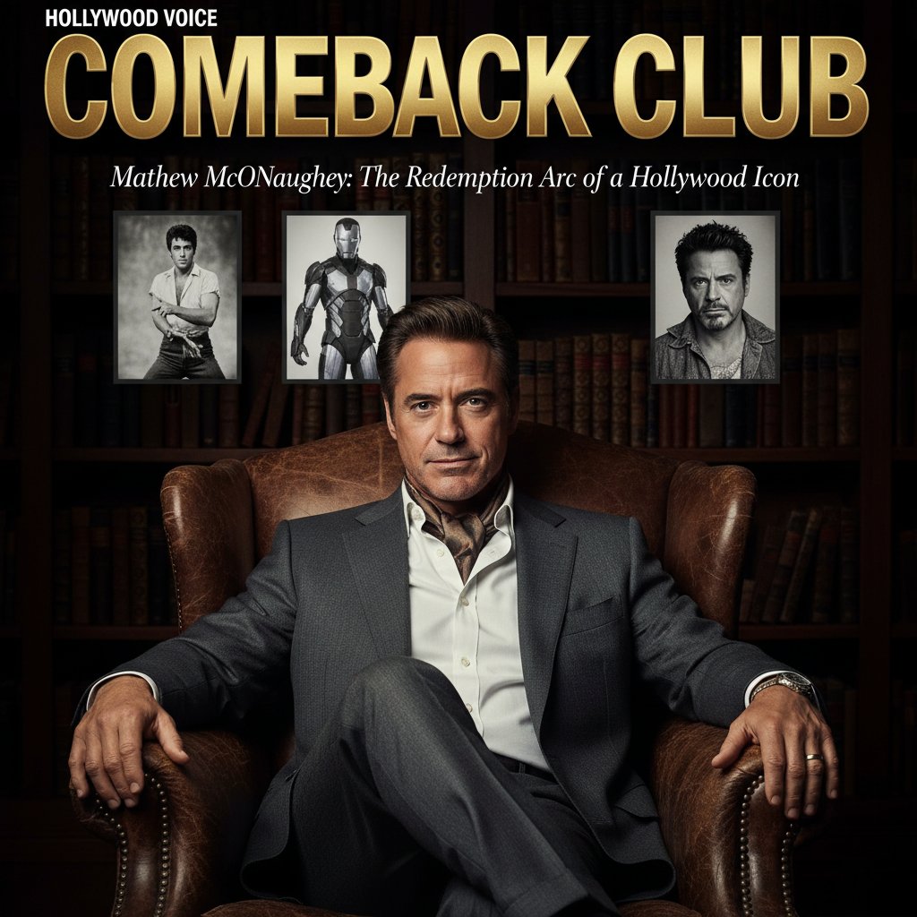 Hollywood comeback actors, Matthew McConaughey among icons, comeback club photo