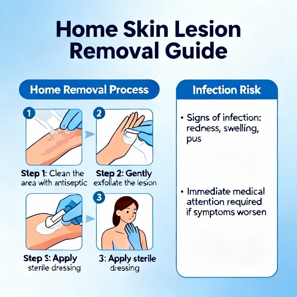 Domowa próba usuwania grudki mięczaka zakaźnego – ryzykowne zachowanie