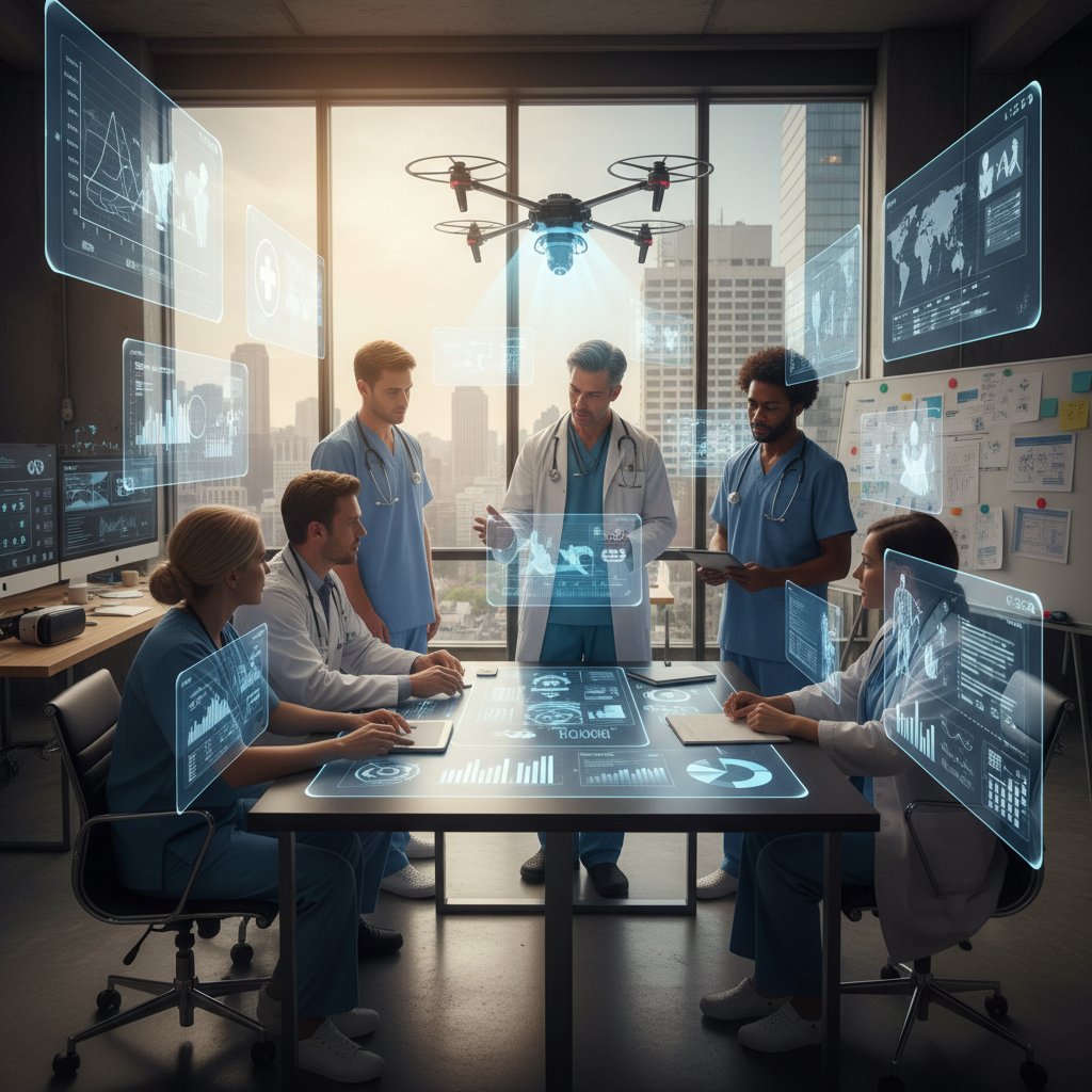 Cross-industry use of online office support tools in hospitals and creative agencies