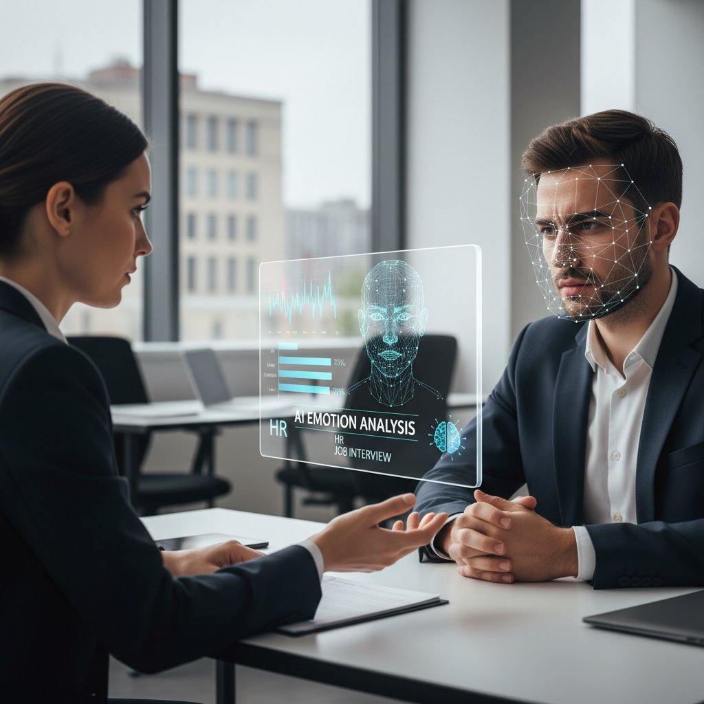 Zespół korzystający z AI do analizy emocji podczas rekrutacji