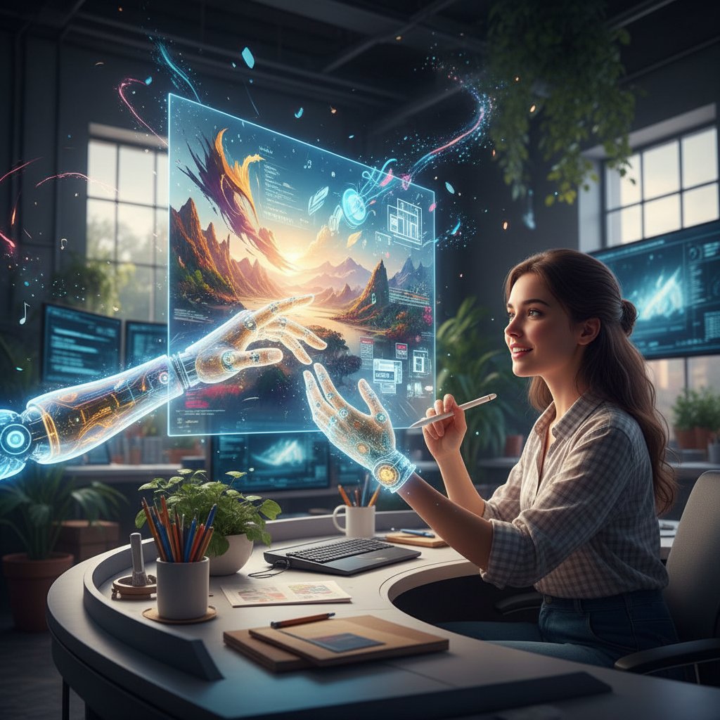 Człowiek i AI przy jednym stole – kreatywność człowieka i maszyny w pracy zespołowej