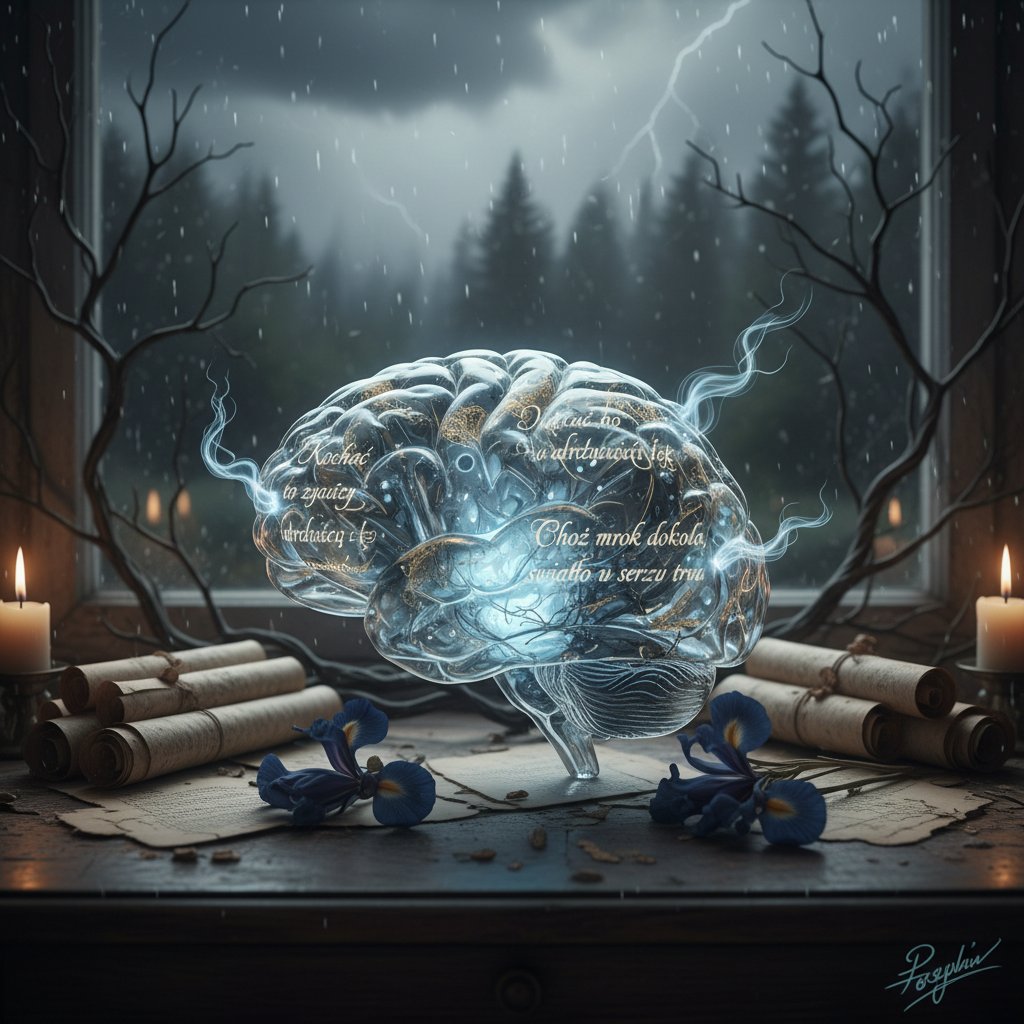 Złożoność ludzkiego umysłu i poezji w jednym obrazie