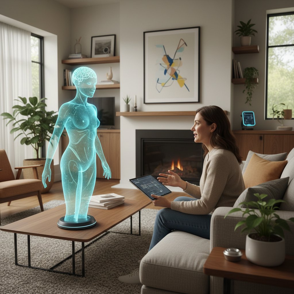 Interakcja człowieka z realistycznym wirtualnym asystentem w domowym zaciszu