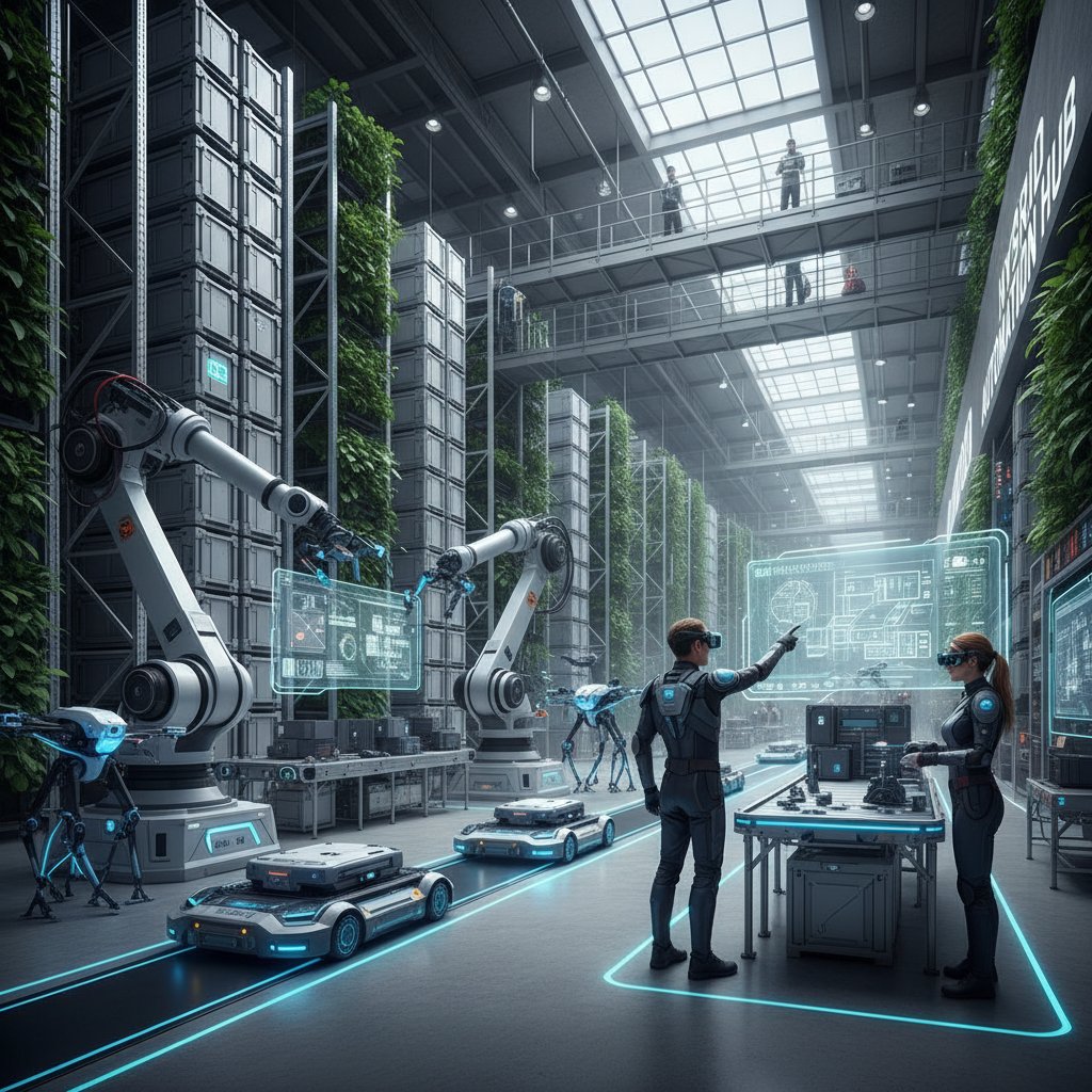 Przykład hybrydowego magazynu – AI i automatyzacja współpracują w jednym ekosystemie