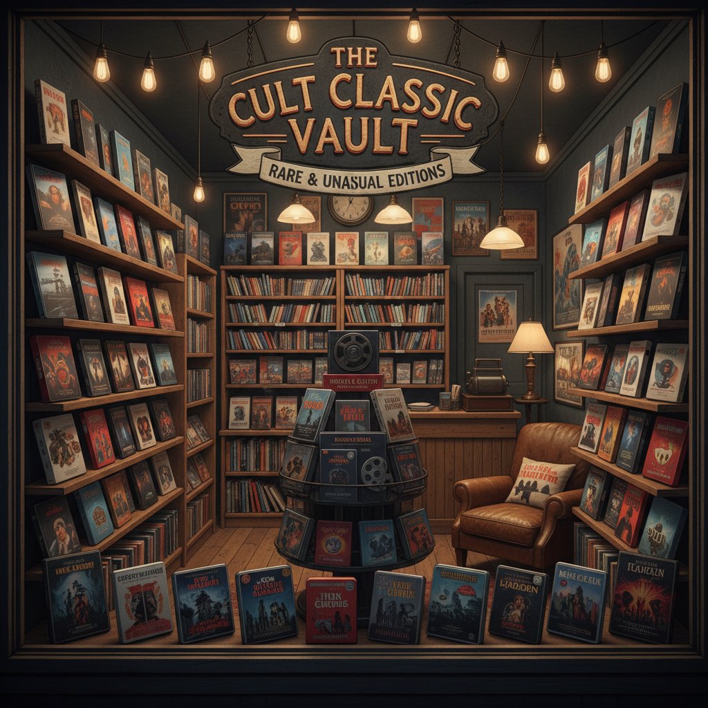 Indie movie boutique with rare special edition films