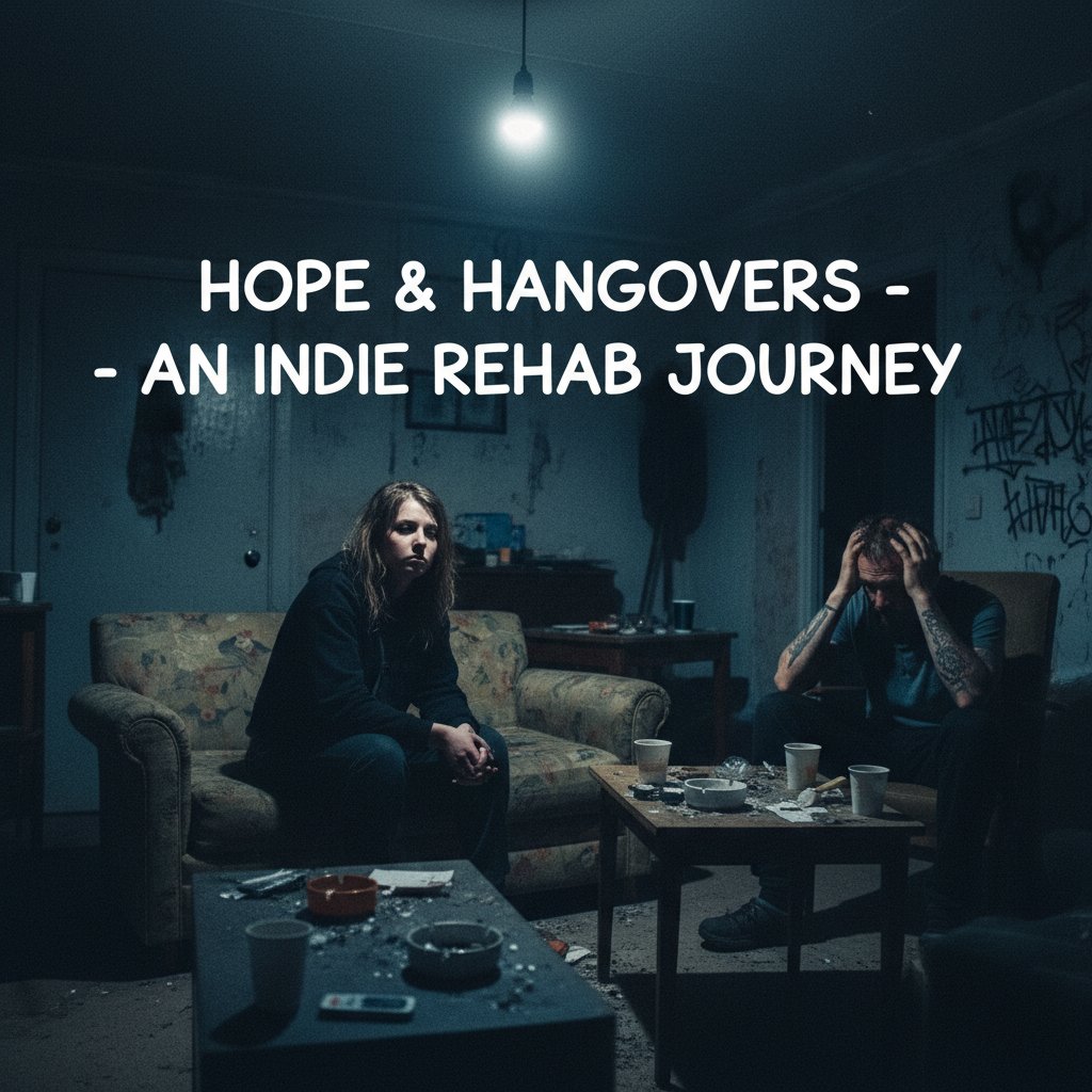 Still from an indie rehab documentary, handheld camera, gritty realism, movie rehabilitation movies