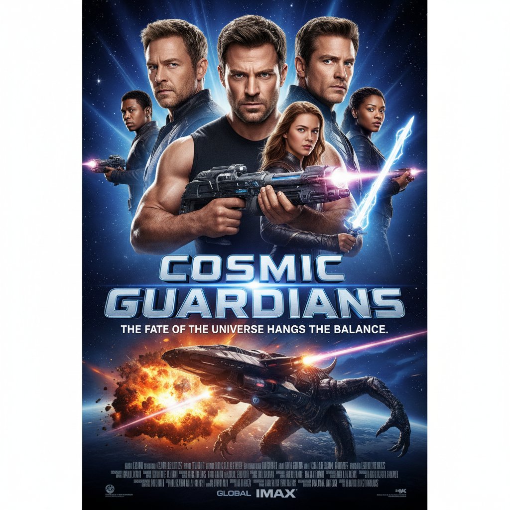 Indie vs. Hollywood film posters, split-screen comparison