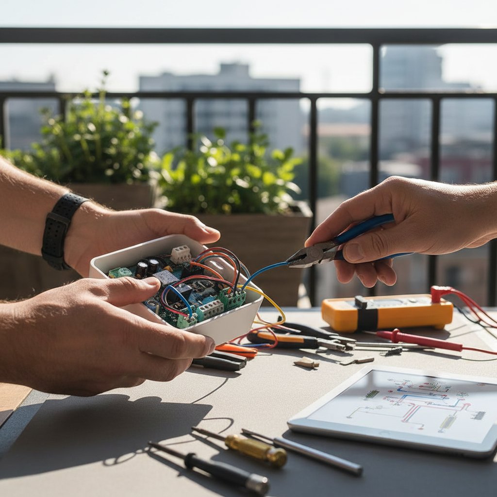 Naprawa urządzenia podlewającego na balkonie – instruktaż krok po kroku