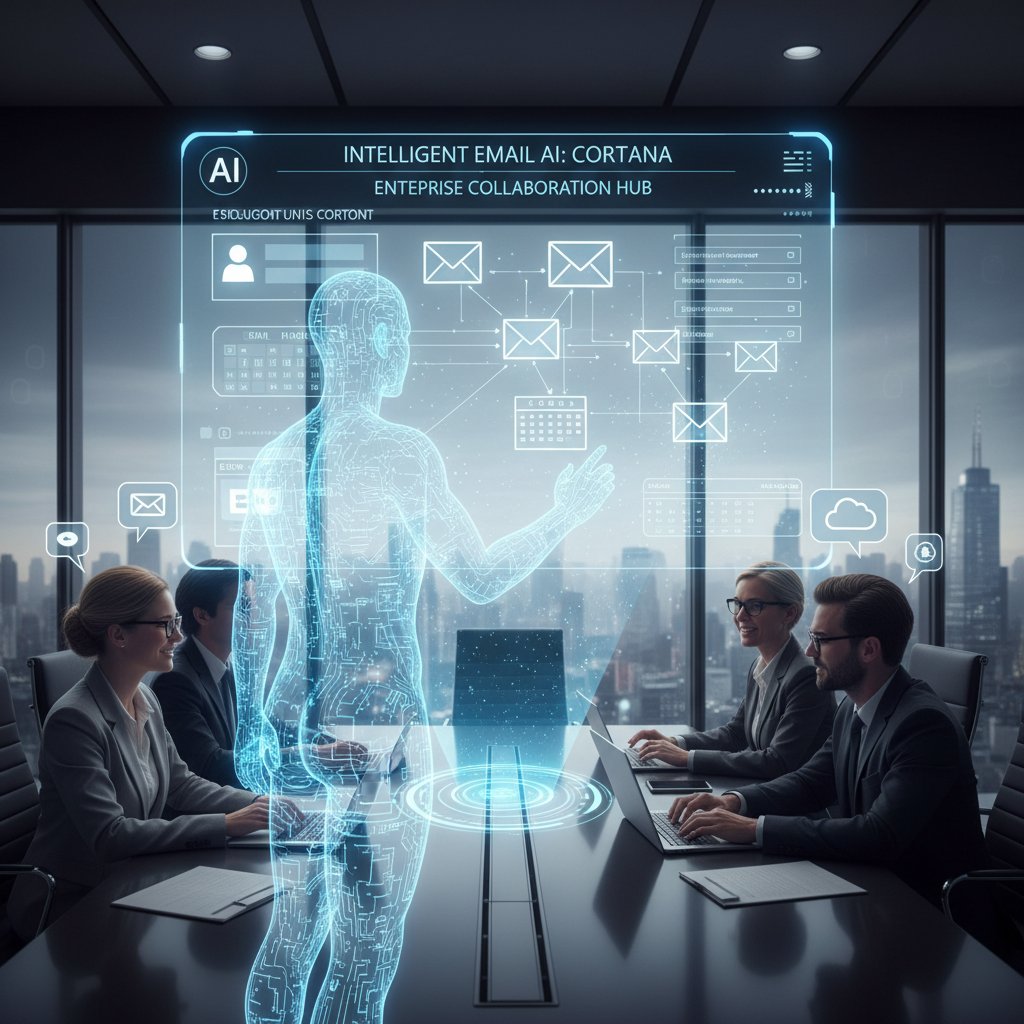 A diverse team using intelligent email-based AI coworkers in a modern office