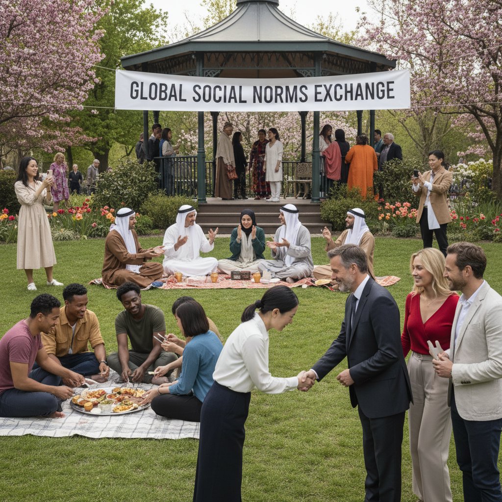 Międzynarodowa grupa rozmawiająca o normach społecznych oraz pobłażliwości w różnych krajach