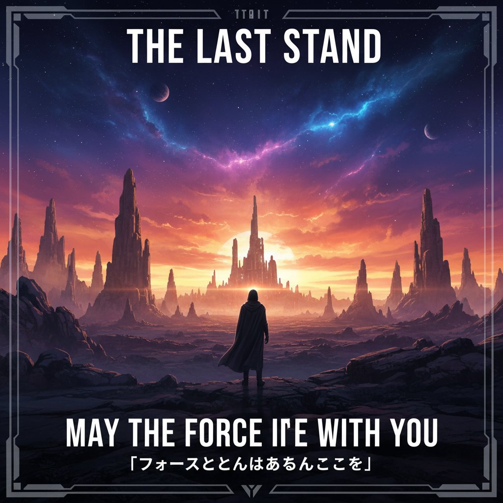 International movie posters showcasing famous translated quotes