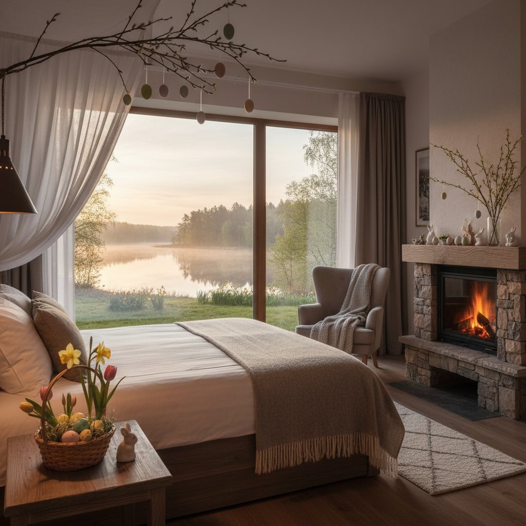 Kameralny hotel na Mazurach, wielkanocny klimat, natura