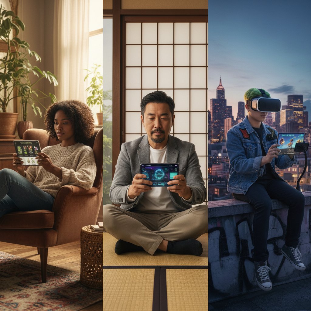 Drei Nutzer:innen erleben digitale Krisen-Apps unterschiedlich: Enttäuschung, neue Verbindung, Vertrauensbruch