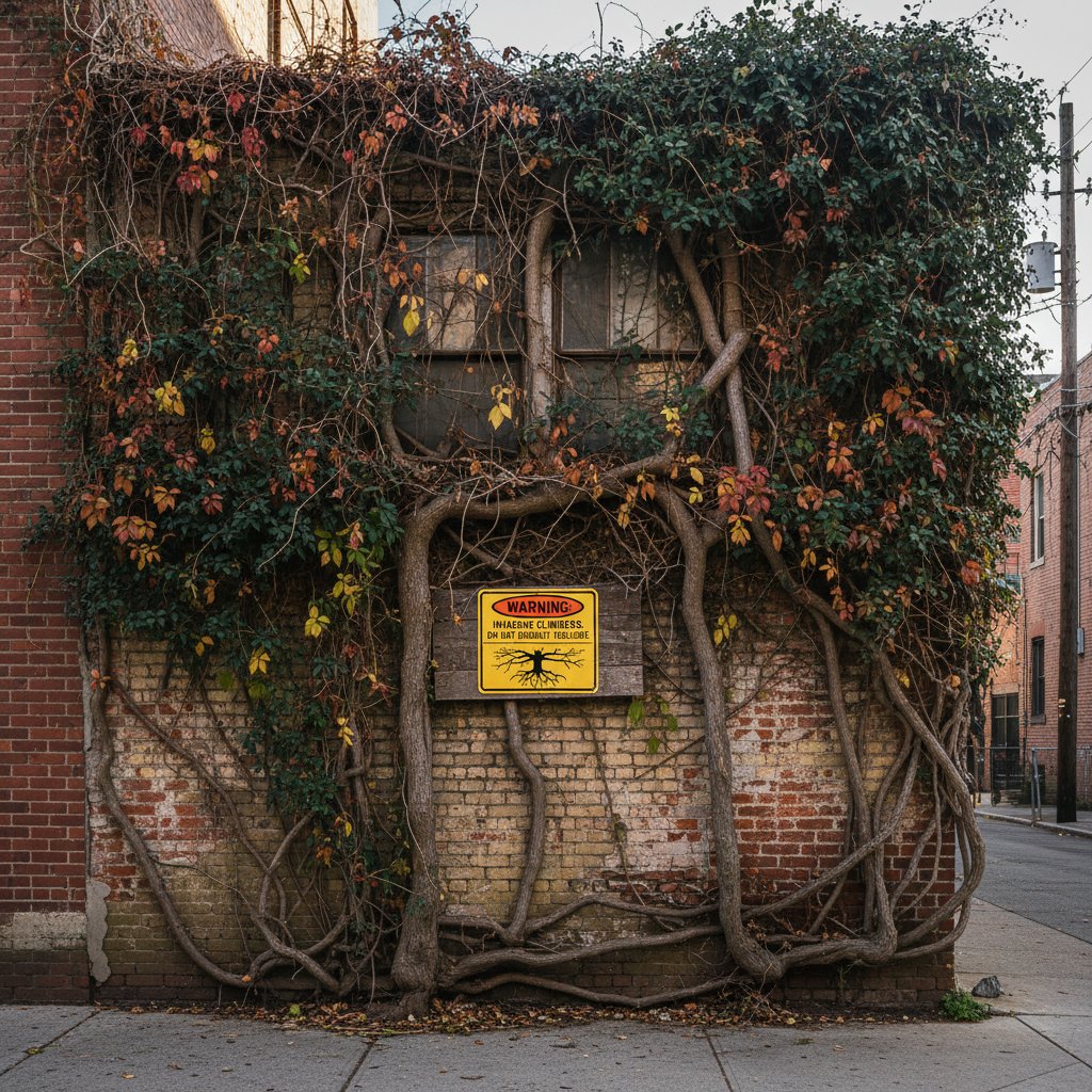 Pnącza inwazyjne na ścianie – zagrożenia dla ekosystemu i sąsiedztwa