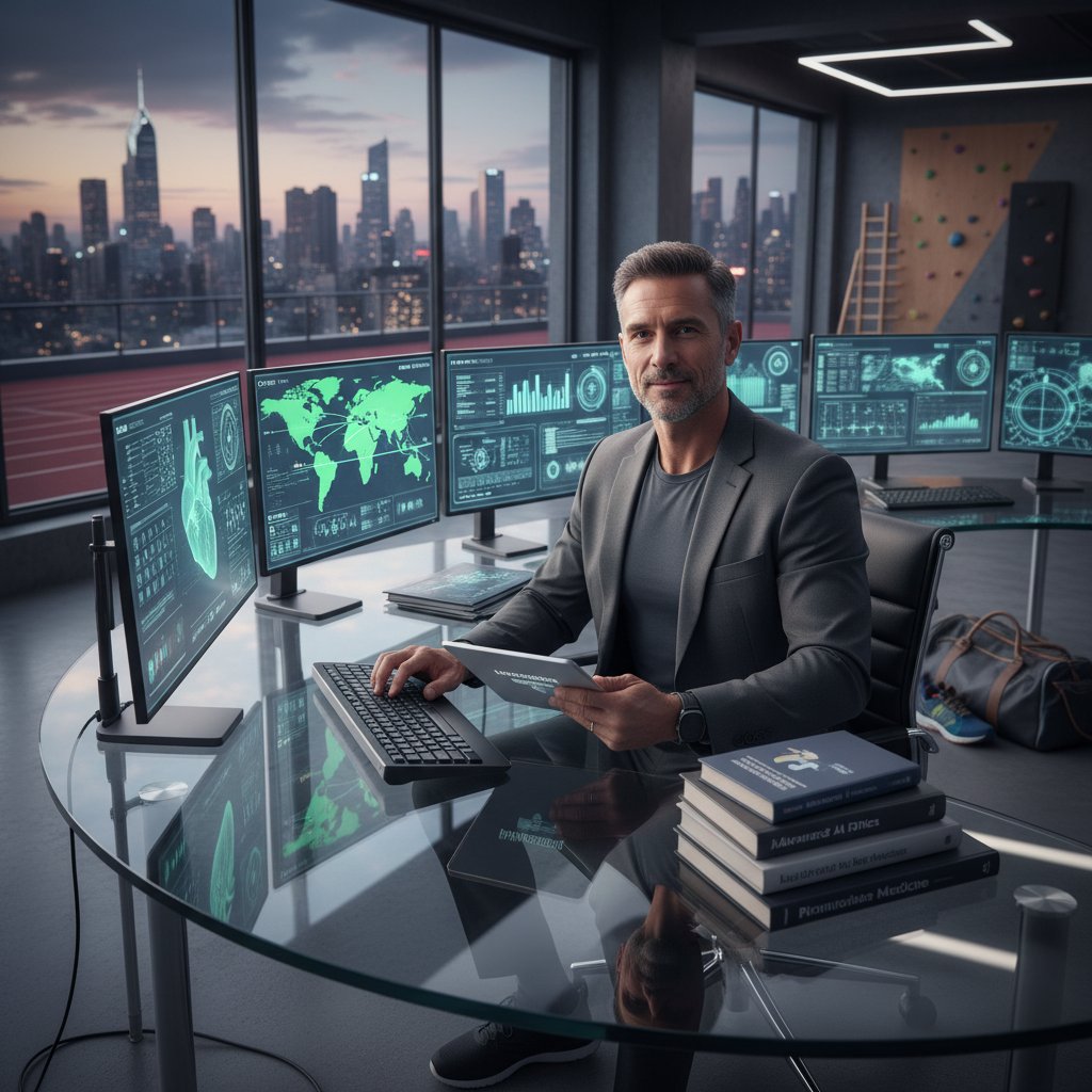 Zestawienie zdjęć: profesjonalista IT, lekarz, sportowiec, nauka języka, szybka nauka, praktyczne zastosowania