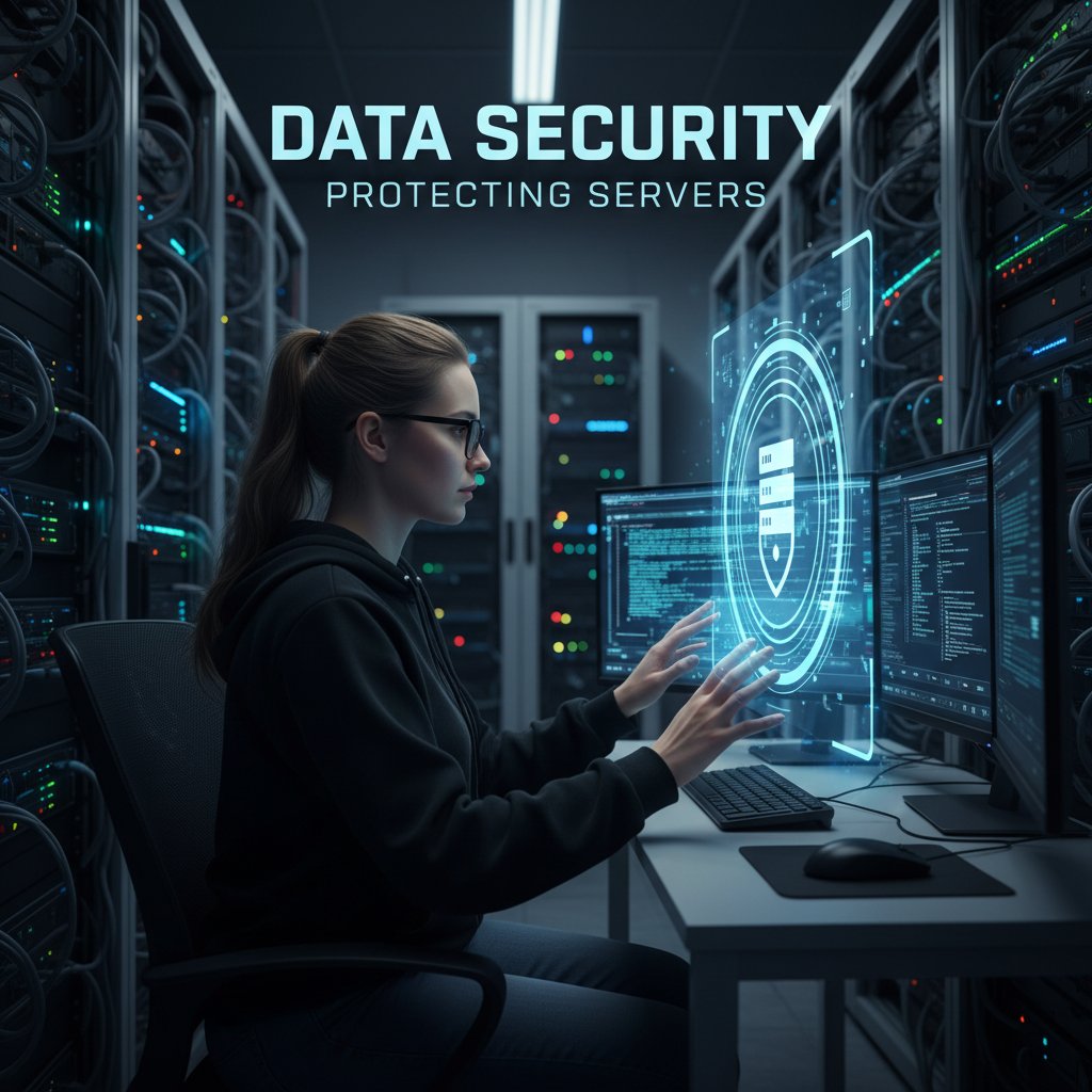 Specjalista IT zabezpieczający serwery i dane w firmie