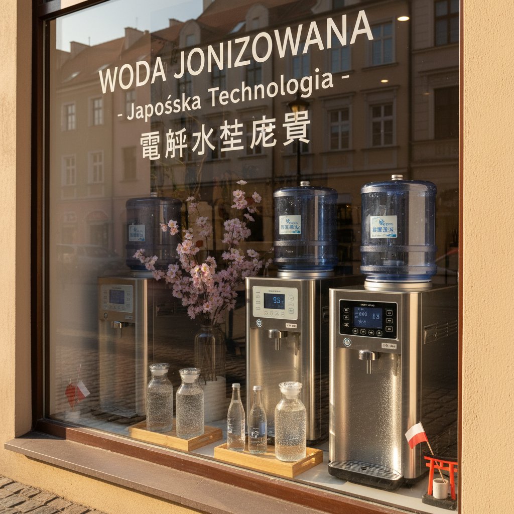 Japoński jonizator wody w polskim sklepie – historia trendu