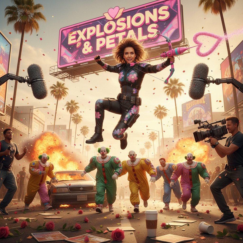 Jessica Alba balancing action and comedy roles on contrasting movie sets