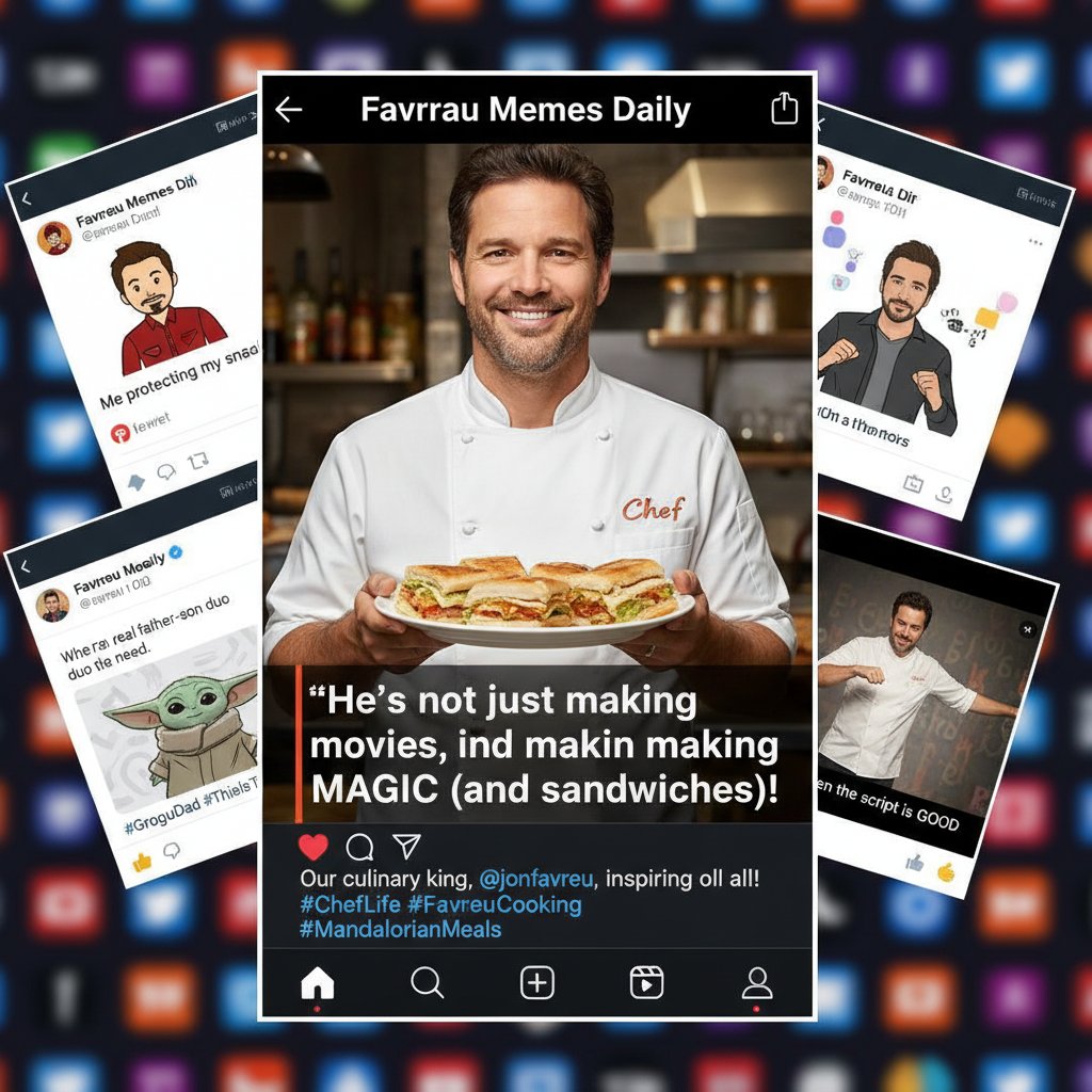 Collection of Jon Favreau pop culture internet tributes