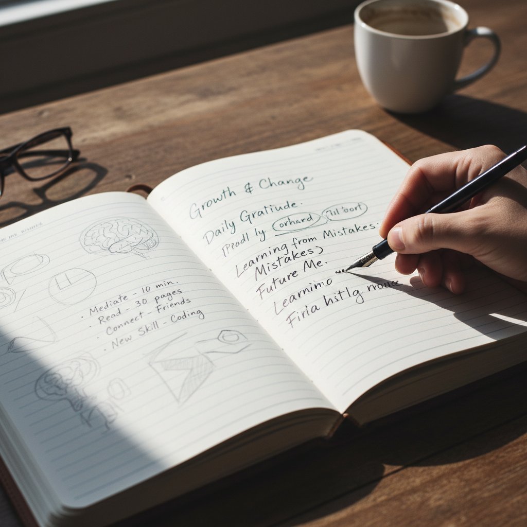 Notatnik z pytaniami do autodiagnozy