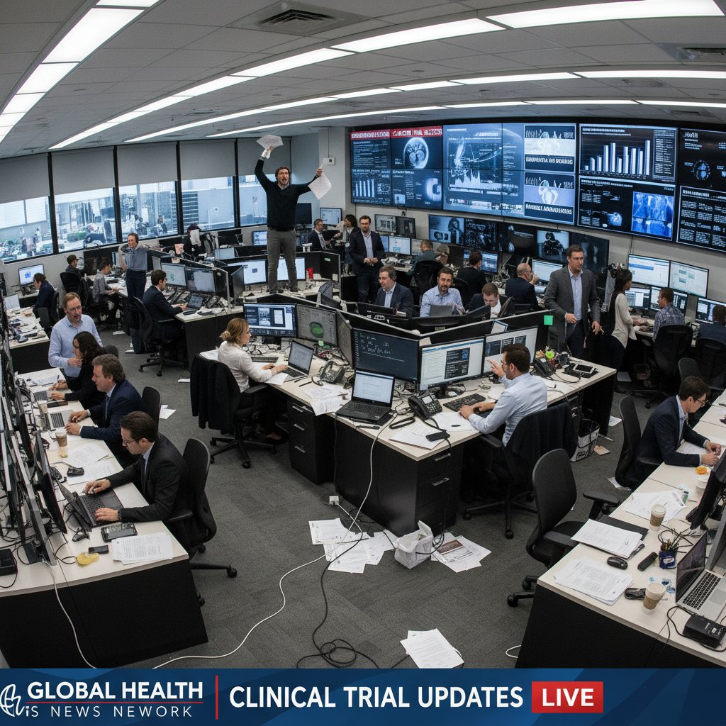 Journalists racing to interpret clinical trial announcements during medical news