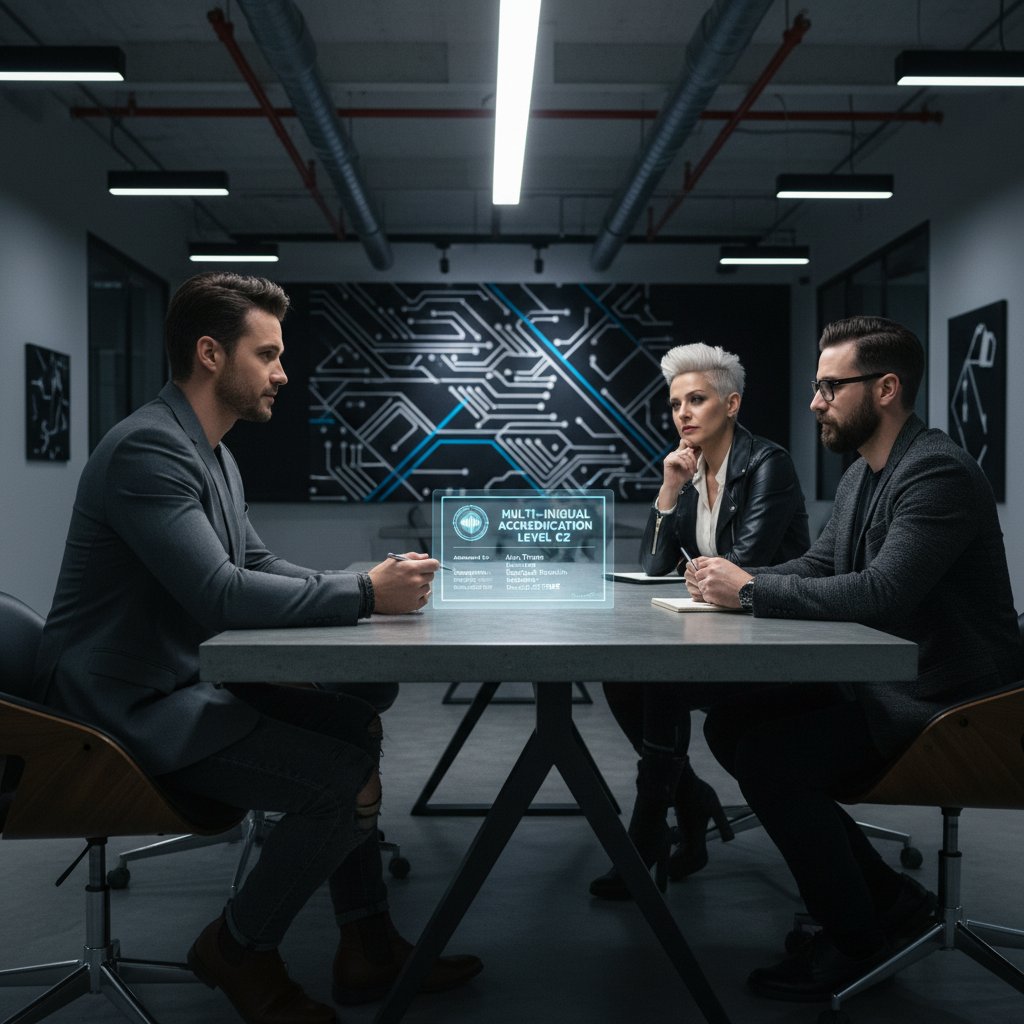 Prezentacja certyfikatu językowego podczas rozmowy kwalifikacyjnej