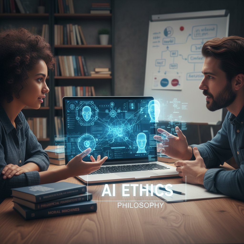 Zbliżenie ekranu laptopa z otwartą platformą inteligencja.ai, dyskusja o etyce AI