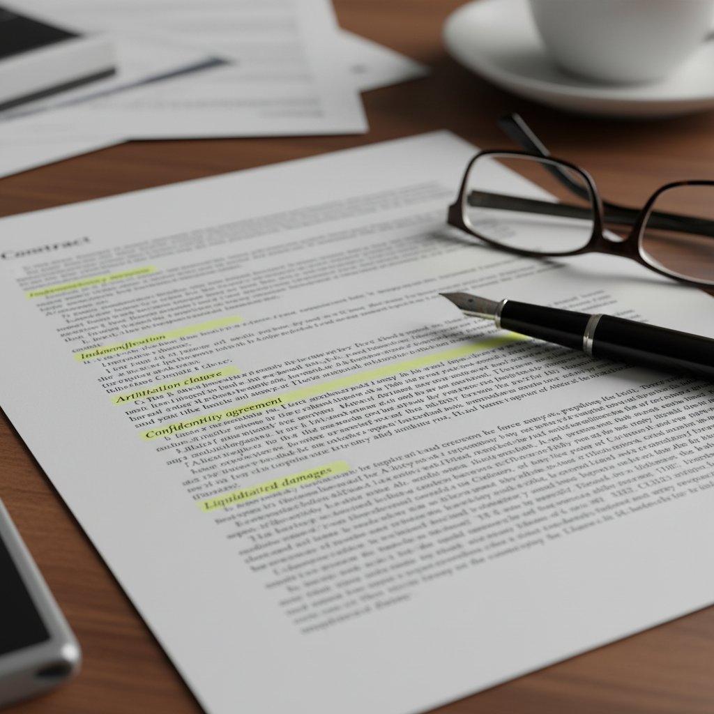 Close-up of a page filled with dense, tiny legal text and highlighted confusing terminology