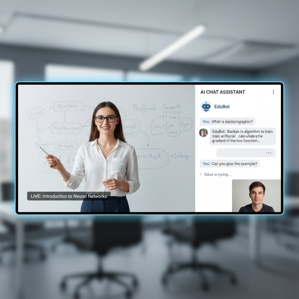 Lekcja rosyjskiego na żywo i AI czat na jednym ekranie