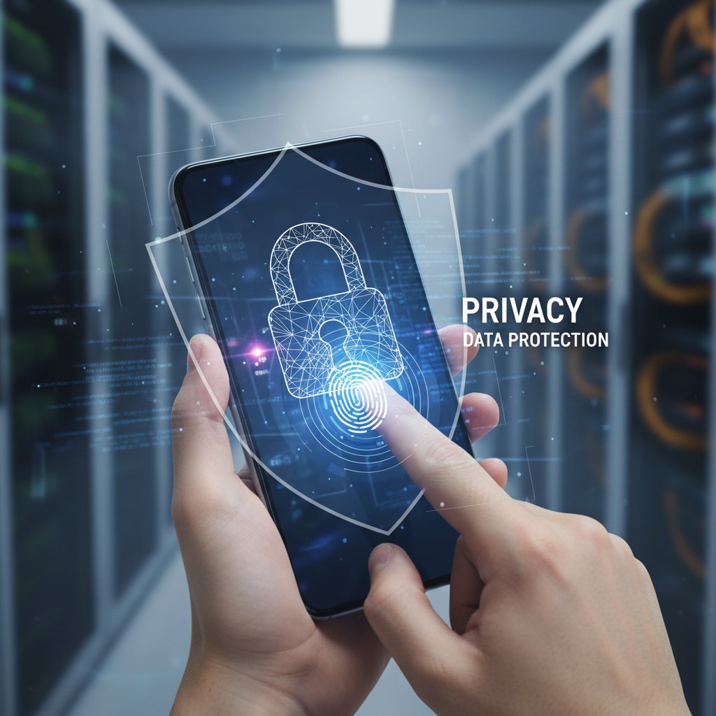 Symbolfoto: Schloss und Smartphone, Datenschutz bei KI-Begleiterinnen