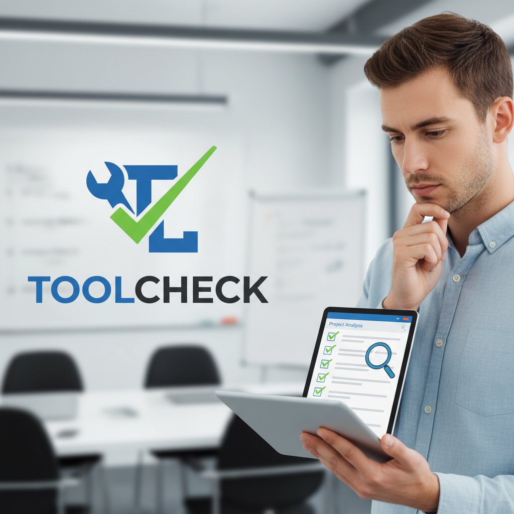 Użytkownik analizujący narzędzia do logo na ekranie laptopa, lista kontrolna