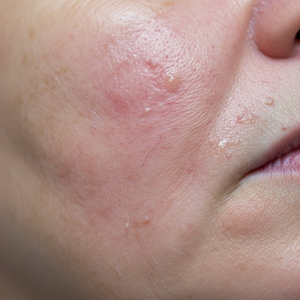 Skóra po nieudanym zabiegu usuwania blizn: zaczerwienienie i podrażnienie