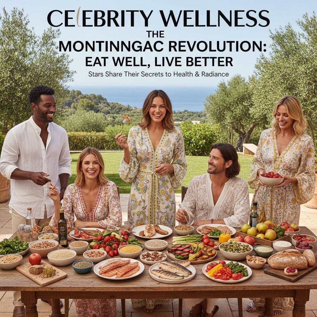 Sesja zdjęciowa do magazynu, celebryci i zdrowe jedzenie na diecie montignac