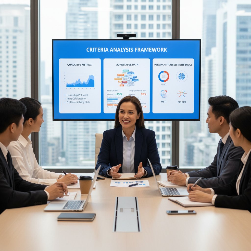 Menedżer analizujący kryteria wyboru narzędzi do modelowania osobowości