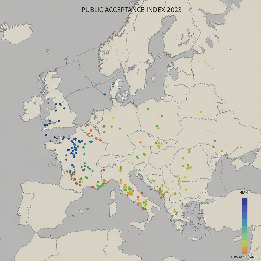 Mapa Polski i UE z danymi o akceptacji osób homoseksualnych, obrazujące różnice regionalne