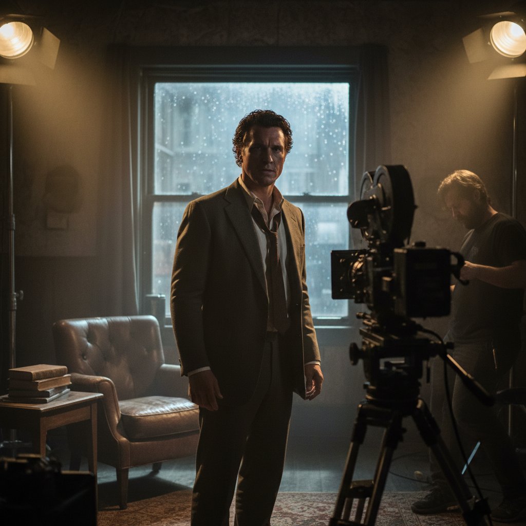 Matthew McConaughey in a dramatic role, reflecting career transformation on film set