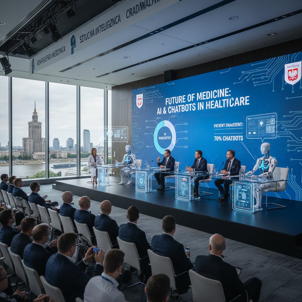 Konferencja medyczna z panelem o AI i chatbotach w polskiej służbie zdrowia