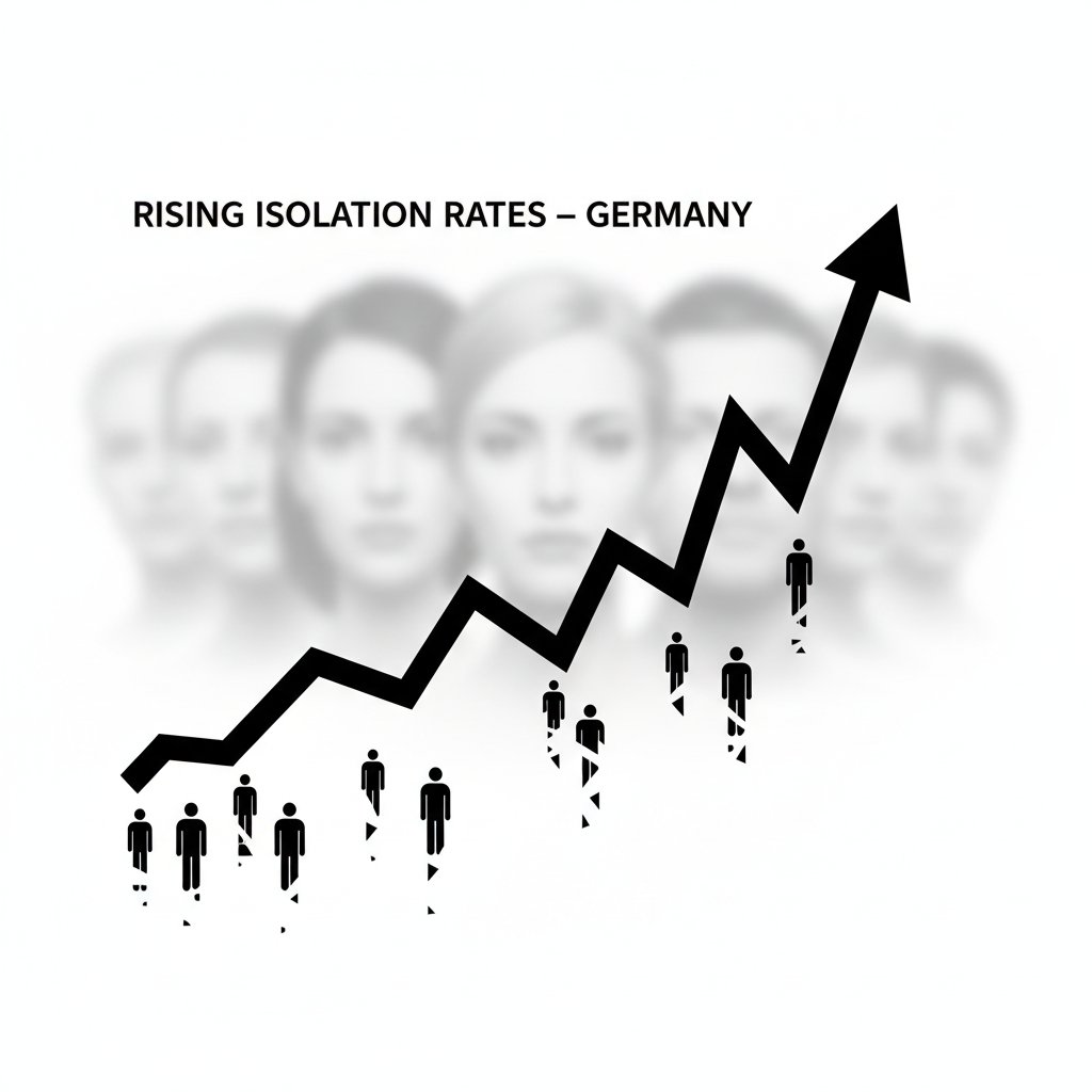 Steigende Isolationsraten in Deutschland seit 2020, grafisch dargestellt