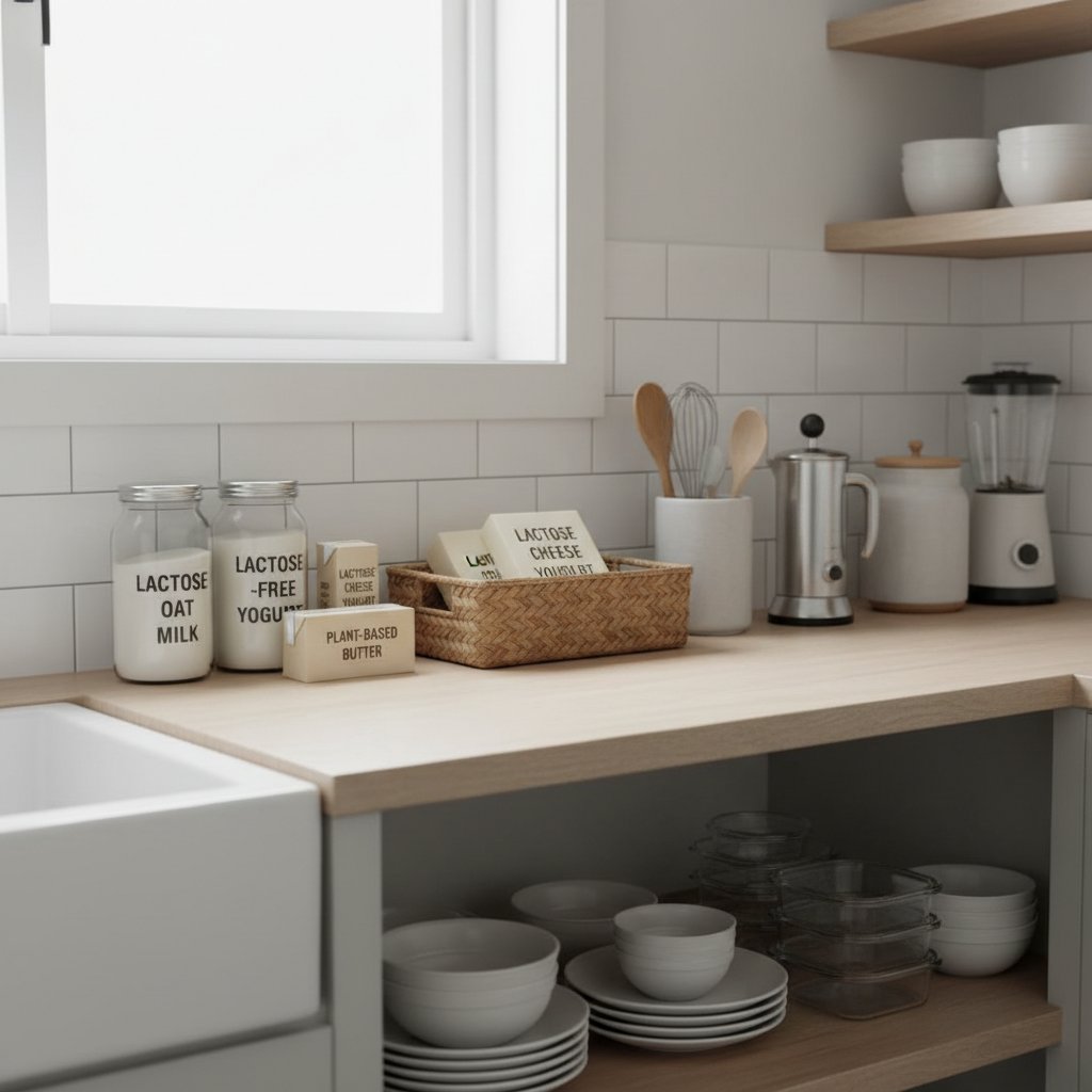 Minimalistyczna kuchnia – narzędzia i produkty „must have” dla diety bez laktozy