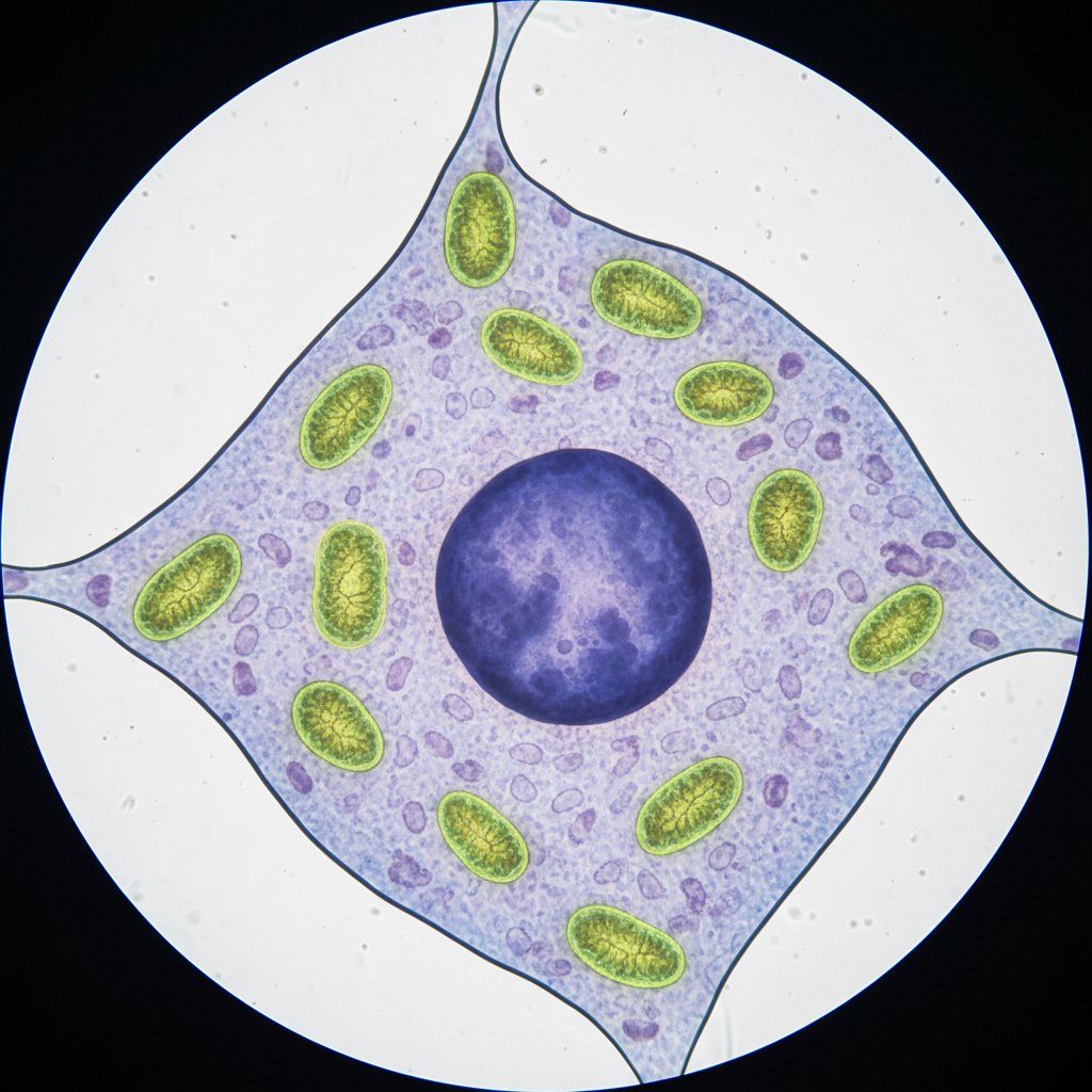Zdjęcie mikroskopowe mitochondriów w komórkach