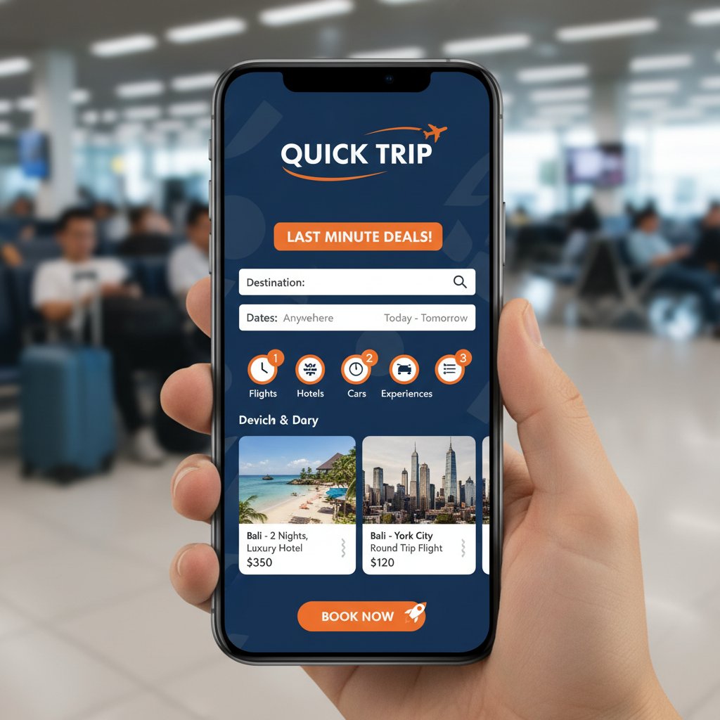 Aplikacja mobilna do rezerwacji noclegów – dynamiczne ceny last minute