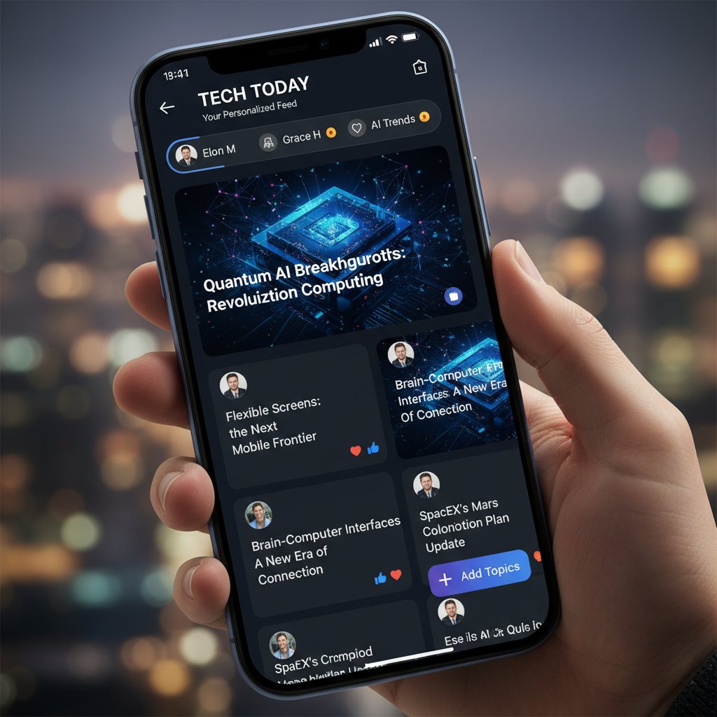 Inteligentny interfejs aplikacji mobilnej z personalizowanymi newsami
