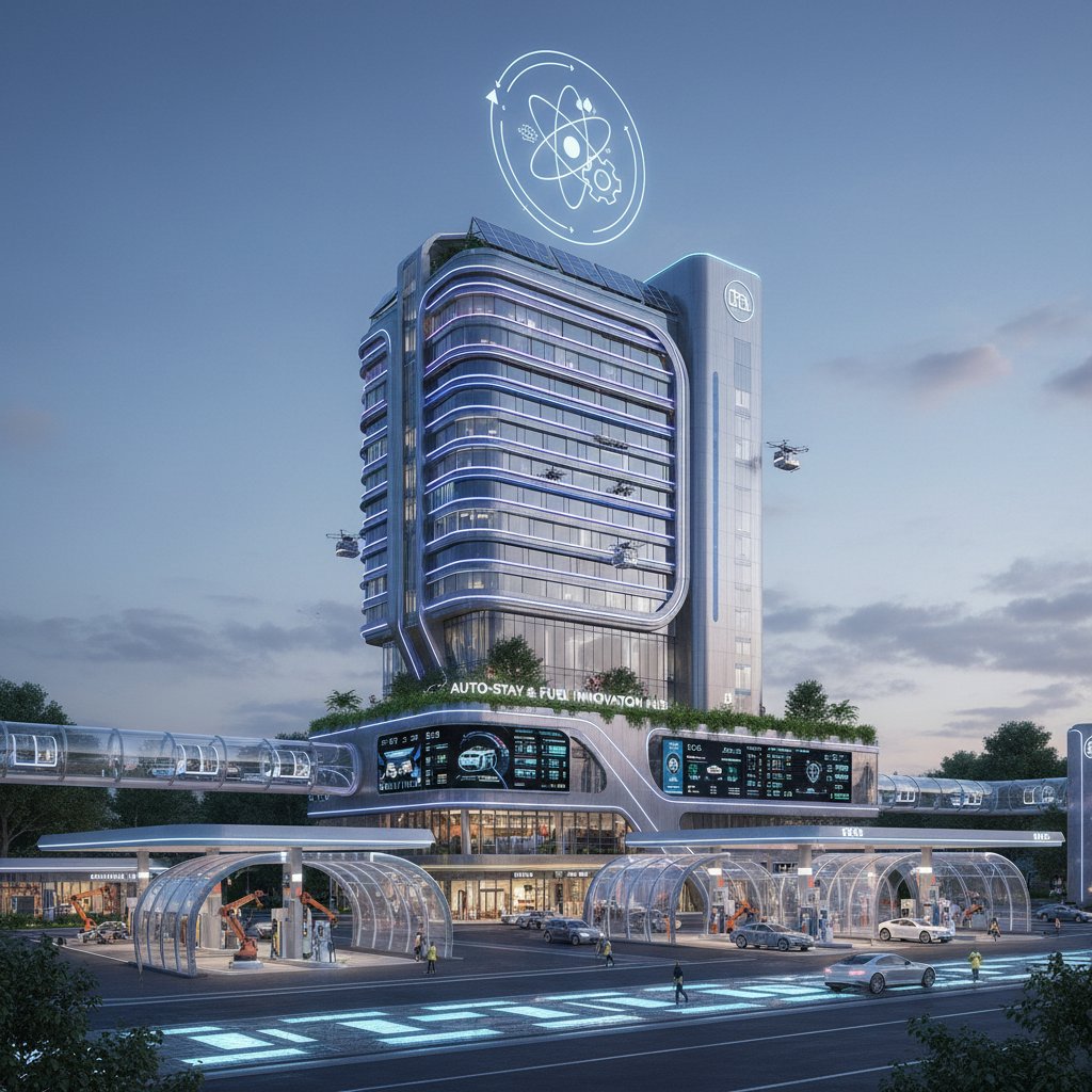 Nowoczesny, zautomatyzowany hotel przy stacji benzynowej – innowacje w hotel stacja benzynowa