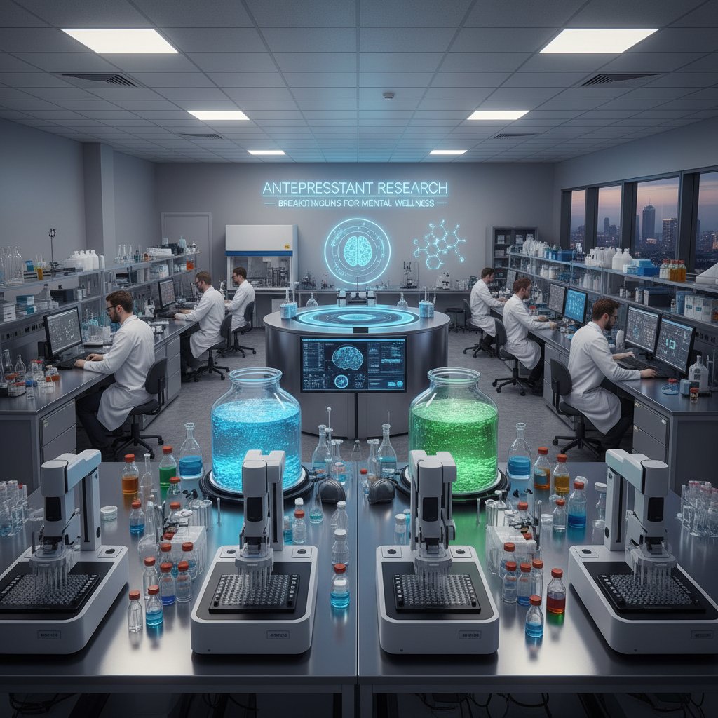 Nowoczesne laboratorium, naukowcy, nowe leki, rozwój farmakologii